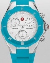 New Michele Large Tahitian Jelly Bean Stainless Steel Turquoise Watch