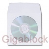 2000 pcs CD DVD White Paper Sleeves with Flap and Clear Window Envelopes