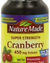 Nature Made Super Strength, Cranberry ( 450 mg Extracr) with Vitamin C, 60 Softgels