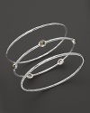 This set of three sterling silver bangles from Ippolita makes the perfect unforgettable gift.