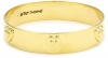 Betsey Johnson Status Gold Heart Bangle Bracelet