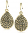 Kenneth Cole New York Urban Nero Pave Teardrop Drop Earrings