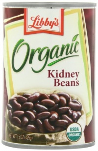 Libby's Organic Dark Red Kidney Beans, 15-Ounce Cans (Pack of 12)