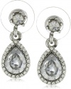 Betsey Johnson Iconic Celestial Crystal Teardrop Earrings