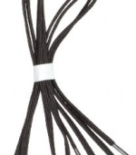 Perma-Ty 738140030 30 Black Elastic Shoelace (3 per Bag)