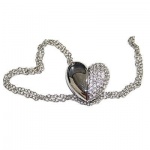 HDE 4GB Crystal Heart USB Jewelry Drive