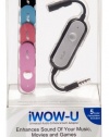 SRS Labs iWOW HD-Quality 3.5mm 3D Surround Sound Adaptor with Multicolor Kit