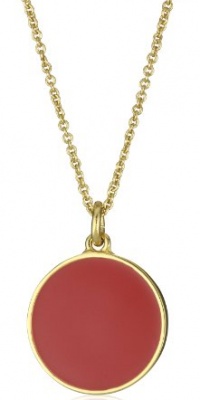 Kate Spade New York Paint The Town Red Idiom Pendant Necklace