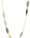 GURHAN Willow Long Sterling Silver Necklace With Gold Accents, 39.4