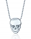 Alex Woo Little Rock Star Silver Skull Pendant Necklace