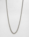 An intricate wheat link chain design in sleek sterling silver thats perfect with your favorite enhancers or alone. Sterling silverLength, about 18Lobster clasp closureMade in USA