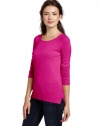 Christopher Fischer Women's 100% Cashmere Solid Raglan Crew Neck Sweater