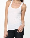 Ralph Lauren Womens White Tank Top In Medium