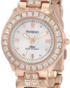 Armitron Women's 753689MPRG NOW Swarovski Crystal Accented Rose-gold-Tone Dress Watch