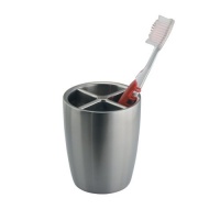 InterDesign Forma Toothbrush Holder Brushed, Stainless Steel