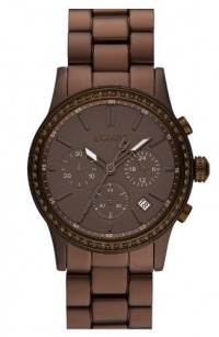 DKNY Chronograph Brown Aluminum Ladies Watch NY8349