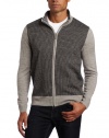 Geoffrey Beene Men's Zip Tweed Cardigan Sweater