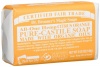 Dr. Bronner's Magic Soaps Pure-Castile Soap, All-One Hemp Citrus Orange, 5-Ounce Bars (Pack of 6)