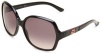 Gucci GG3538/S Sunglasses - 0GAY Black (DX Dark Gray Shaded Lens) - 59mm