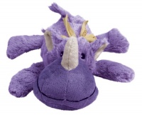 KONG Cozie Rosie the Rhino, Medium Dog Toy, Purple