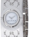 Gucci Women's YA112511 Twirl Small Steel Bangle Diamond Case Watch