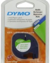 Dymo 10697 1/2in X 13ft Letratag White Paper Tape (2-Tapes)