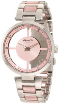 Kenneth Cole New York Women's KC4814 Transparency Pink Dial Transparency Pink Link Watch