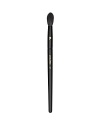 This versatile, long-haired brush gradually tapers to a medium-size dome of soft, natural hair bristles. Its unique shape makes it ideal for applying shadow all over lids, softening eye contour colors, diffusing shadow pigments or setting concealer to perfection. Shadow is seamlessly blended with horizontal strokes from the outer corner of lid up into the crease, making eyes look extra defined. Concealer is set by using light vertical strokes around the eye area.