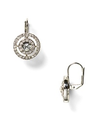 You can't contain the glamour in Carolee LUX's circle-in-a-circle drop earrings. Pavé crystals provide the sparkle.