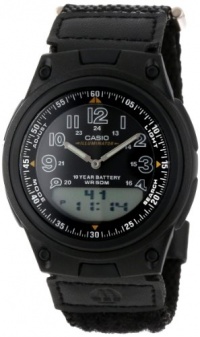 Casio Men's AW80V-1BV World Time Ana-Digi Data Bank 10-Year-Battery Watch