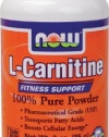 NOW Foods L-Carnitine Powder, 3 Ounces