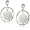 Kenneth Cole New York Shell Bead Orbital Earrings