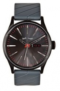 Nixon Men's A027131-00 The Sentry Collection Gray Rubber Watch