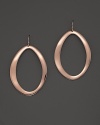 These modern earrings from Ippolita are luxe in polished rosegold, shaped to exude a freeform look.