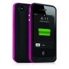 Mophie Juice Pack Plus Case and Rechargable Battery for iPhone 4 & 4S - Magenta