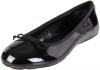 Polo By Ralph Lauren Allie Ballet Flat (Little Kid/Big Kid),Black Patent,10.5 M US Little Kid