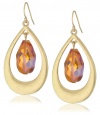 Kenneth Cole New York Modern Sunset Faceted Bead Orbital Drop Earrings