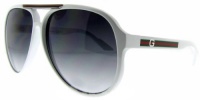 Gucci GG1627/S Sunglasses - 0VK6 White (JJ Grey Gradient Lens) - 59mm