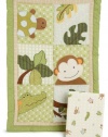 Lambs & Ivy Papagayo Mini Crib Set, Green