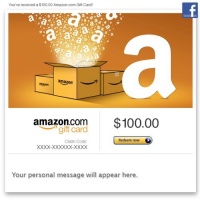 Amazon.com Gift Cards - Facebook Delivery