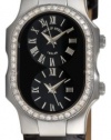 Philip Stein Women's 1DBCBABS Diamond Alligator Strap Watch