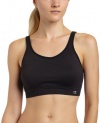 Champion Women's Double Dry Seamless Full Support Underwire Sports Bra, Black, 34/36D/DD