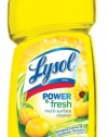 Lysol Multi-surface Cleaner Pourable, Sparkling Lemon & Sunflower Essence, 40 Ounce (Pack of 3)