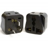 OREI 2 in 1 USA to Australia/China Adapter Plug - 2 Pack, Black