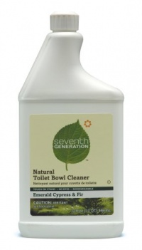 Seventh Generation Toilet Bowl Cleaner, Emerald Cypress & Fir Scent, 32-Ounces Bottle (Pack of 8)