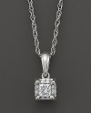 Dimond pendant set in 14K. white gold.