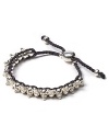 Links of London Mini Skull Gray Friendship Bracelet