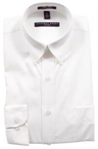 Geoffrey Beene Fitted Dress Shirt White (Button Down)