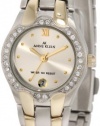 Anne Klein Women's 10-6927SVTT Two-Tone Swarovski Crystal Accented Watch