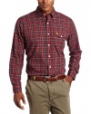 U.S. Polo Assn. Men's Woven Shirt With Small Checkered Pattern